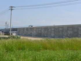 都市計画道路柞田川右岸線　道路改築工事